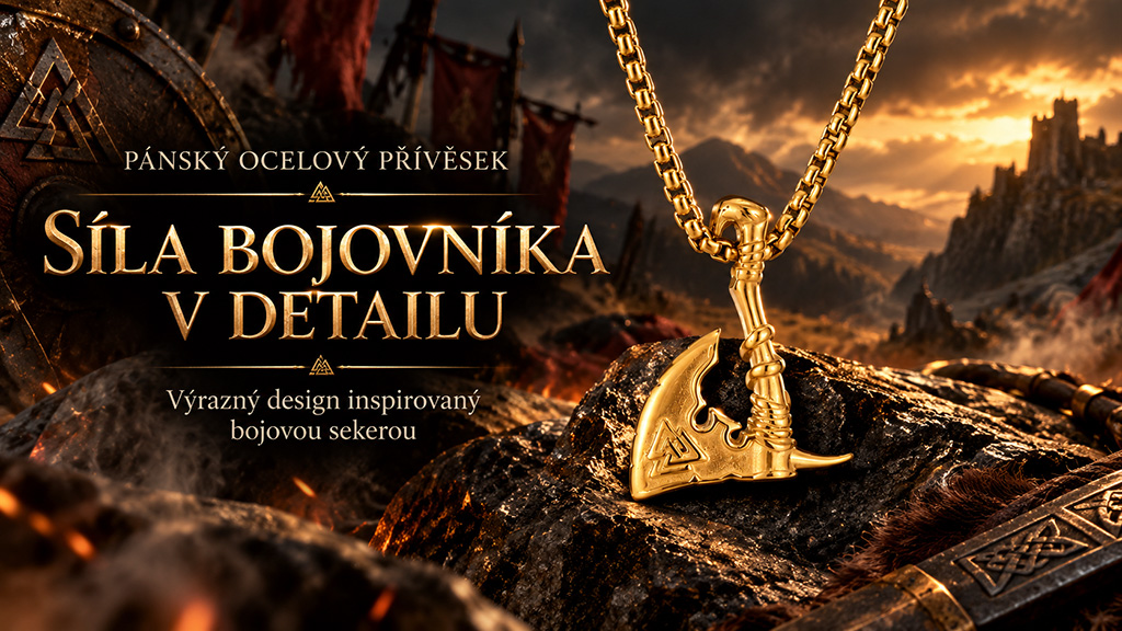 Pánský ocelový přívěsek Axator (3)